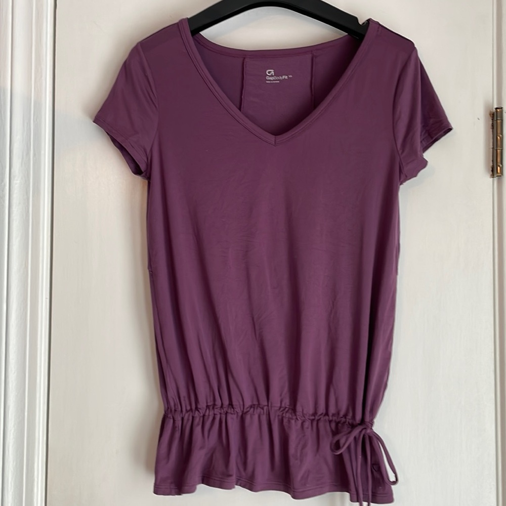 GapBodyFit Plum Athleisure Top XS
